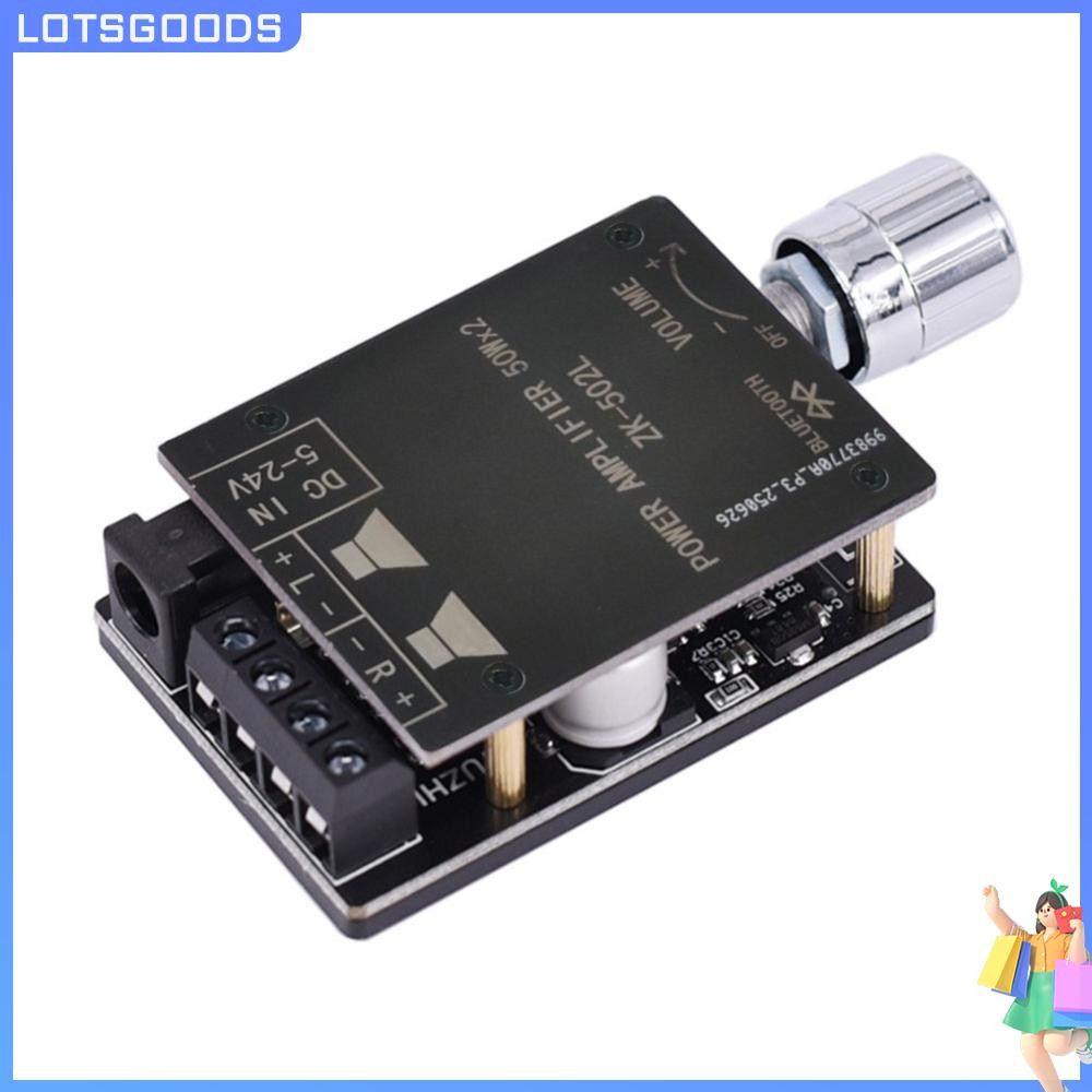 [จัดส่งในพื้นที่] ZK-502L Dual Channel Digital Power Amplifier Board Wireless BT5.0 Stereo Amp