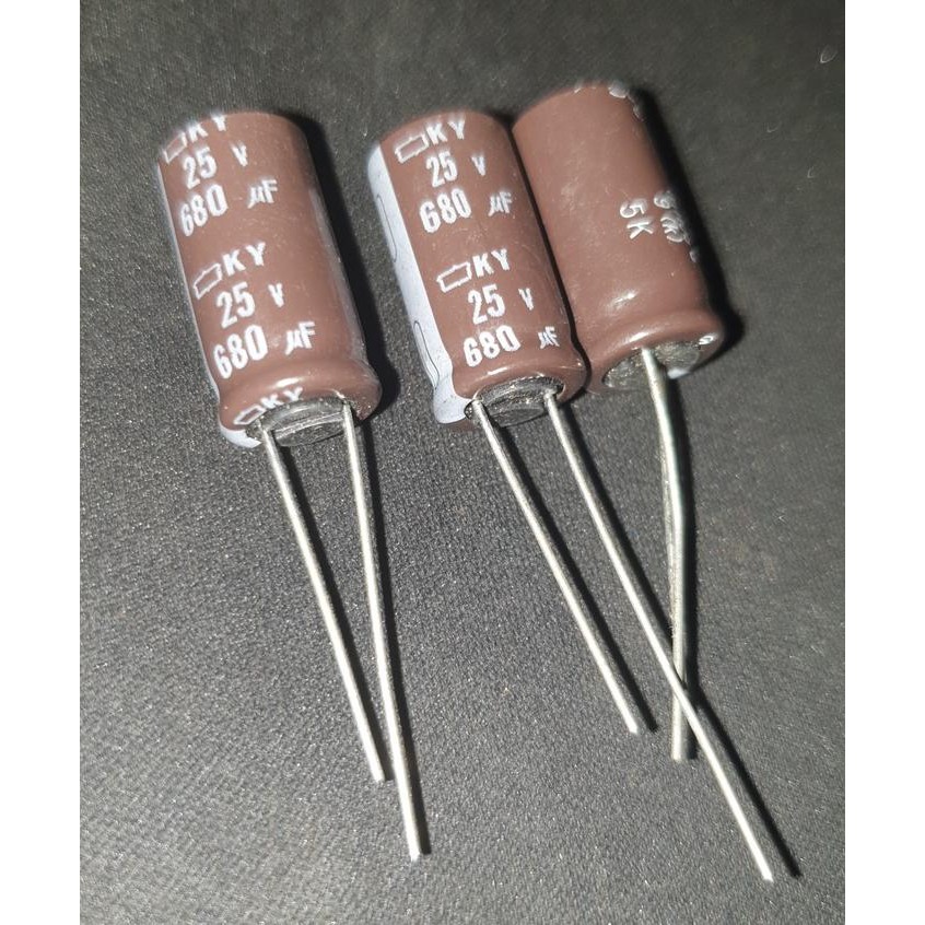 SPaRt Elco Capacitor 680uf 25v KY ยี่ห้อ