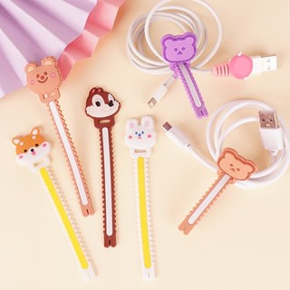 ที่เก็บสายโทรศัพท์หูฟังคลิปการจัดการสายไฟ 3 รูสาย Storge ผู้…