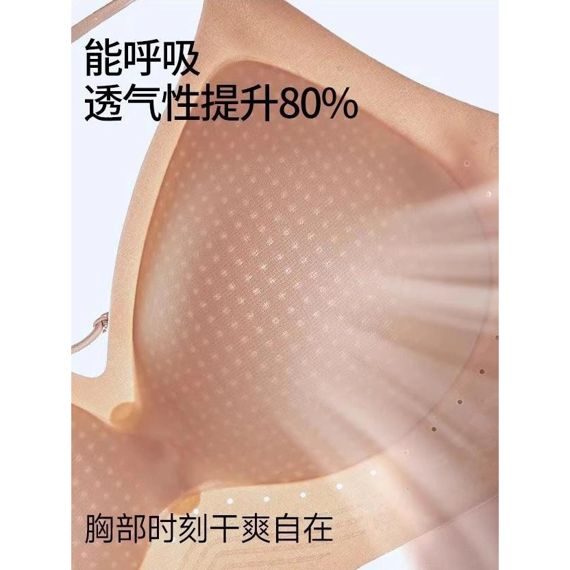 ชุดชั้นในไม่มีรอยต่อระบายอากาศเต้านมขนาดเล็ก Push-Up บางสายคล้องไหล่ Bra ราคา ถูกที่สุด ดีลบีเคเค แกลเลอรีภาพที่ 5