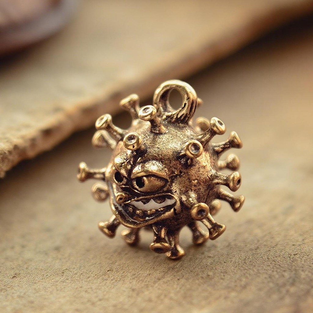 เครื่องประดับเม่นทะเลจากทองเหลือง สไตล์ศิลปะสำหรับชั้นวางหนังสือและ tearoom