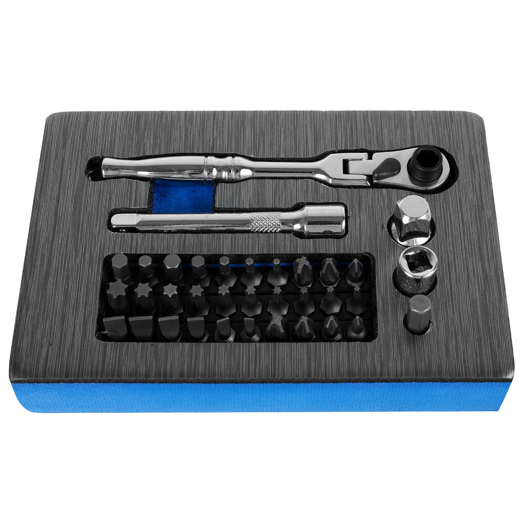 ชุดดอกสว่านวงล้อไมโคร 180 องศาการเคลื่อนไหว Reversible Flex Head Ratchet ประแจสําหรับเฟอร์นิเจอร์เคร