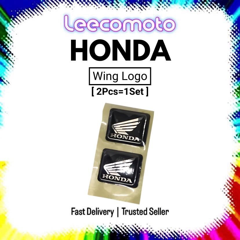 WING LOGO (2 ชิ้น 1 ชุด) HORN LOGO EMBLEM สติ๊กเกอร์ STIKER