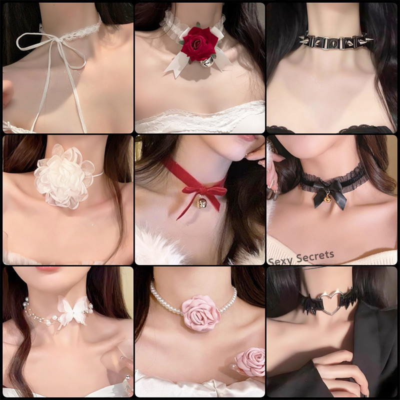 Sexy secrets⚜️⚜️สร้อยคอพร้อมจี้ สร้อยคอผู้หญิง เครื่องประดับแฟชั่น  หลายสไตล์  พร้อมส่งในไทย