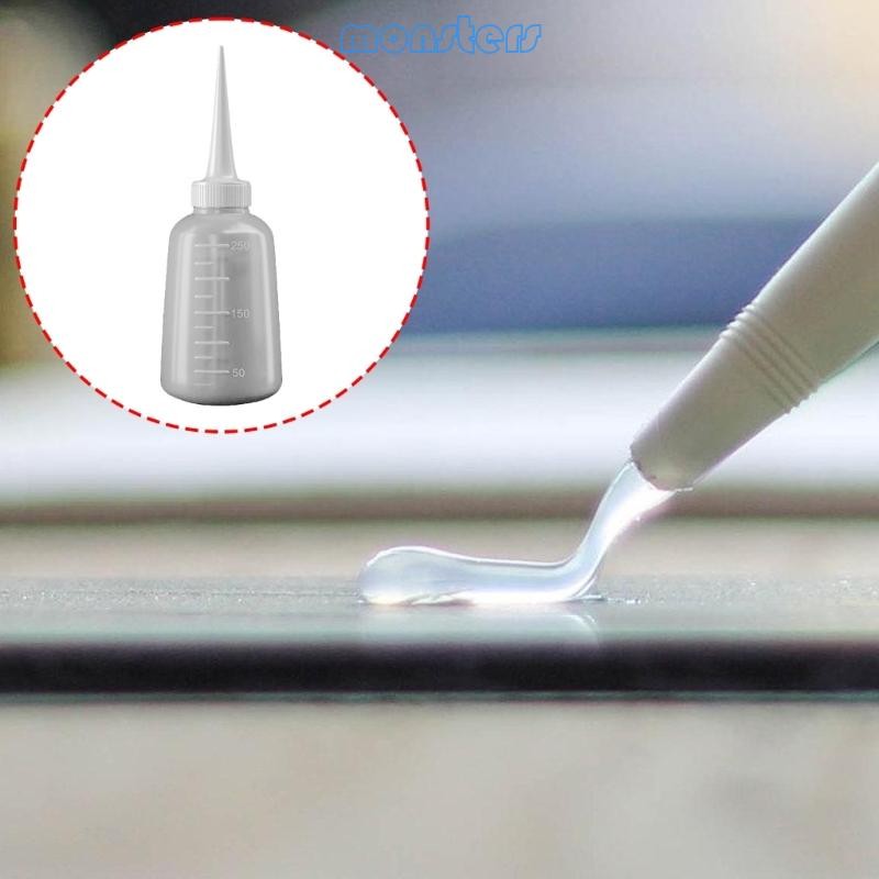 Mon Squeeze Bottles 100ml150ml200ml250ml พลาสติกสําหรับกาวน้ํามันและล้างแอพพลิเคชั่น