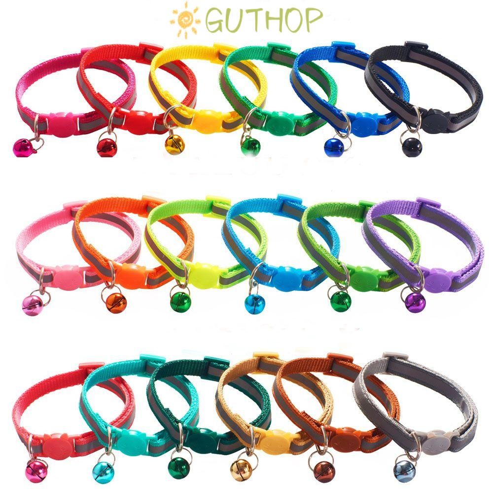 GUTHOP สายคล้องคอน่ารักสะท้อนแสงพร้อมกระดิ่ง Quick Release