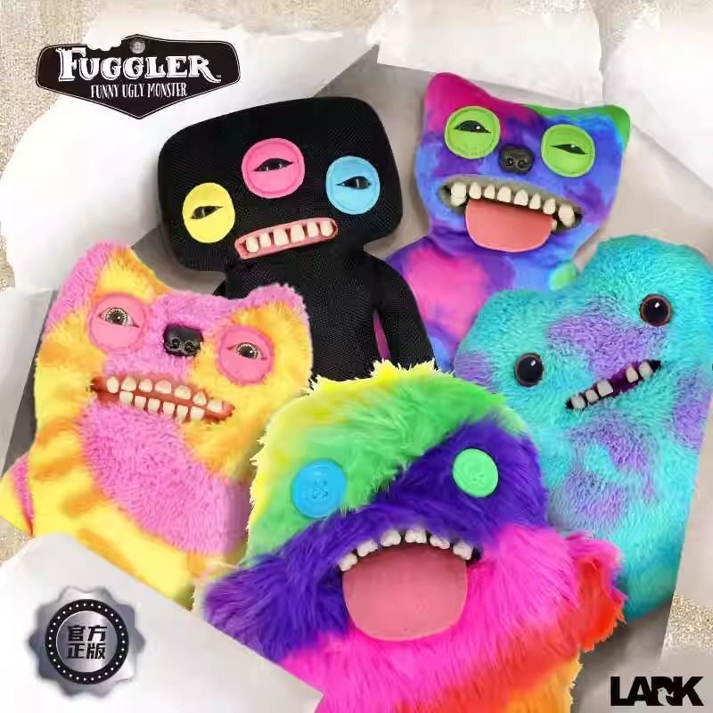 Motherland รุ่น fugler ฟันน่ารัก Monster Street Series เบลคฟันเด็กน่าเกลียดน่ารักตลกตุ๊กตา Plush/ลูก