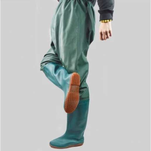 กางเกงลุยน้ำกันลื่น รองเท้าบู๊ทกันฝนสำหรับตกปลา เหมาะสำหรับการทำไร่และทำงานในนาข้าว - รูปที่ 7