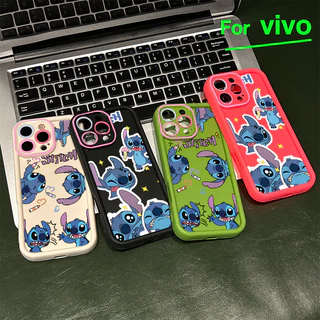สำหรับ Vivo เคสโทรศัพท์วิโว่ ตัวการ์ตูนน่ารัก Y200 Y20 Y20s กรอบเลนส์สีชมพู Y12s Y12A Y17 Y12 Y15 Y11 Y12i Y15A โ
