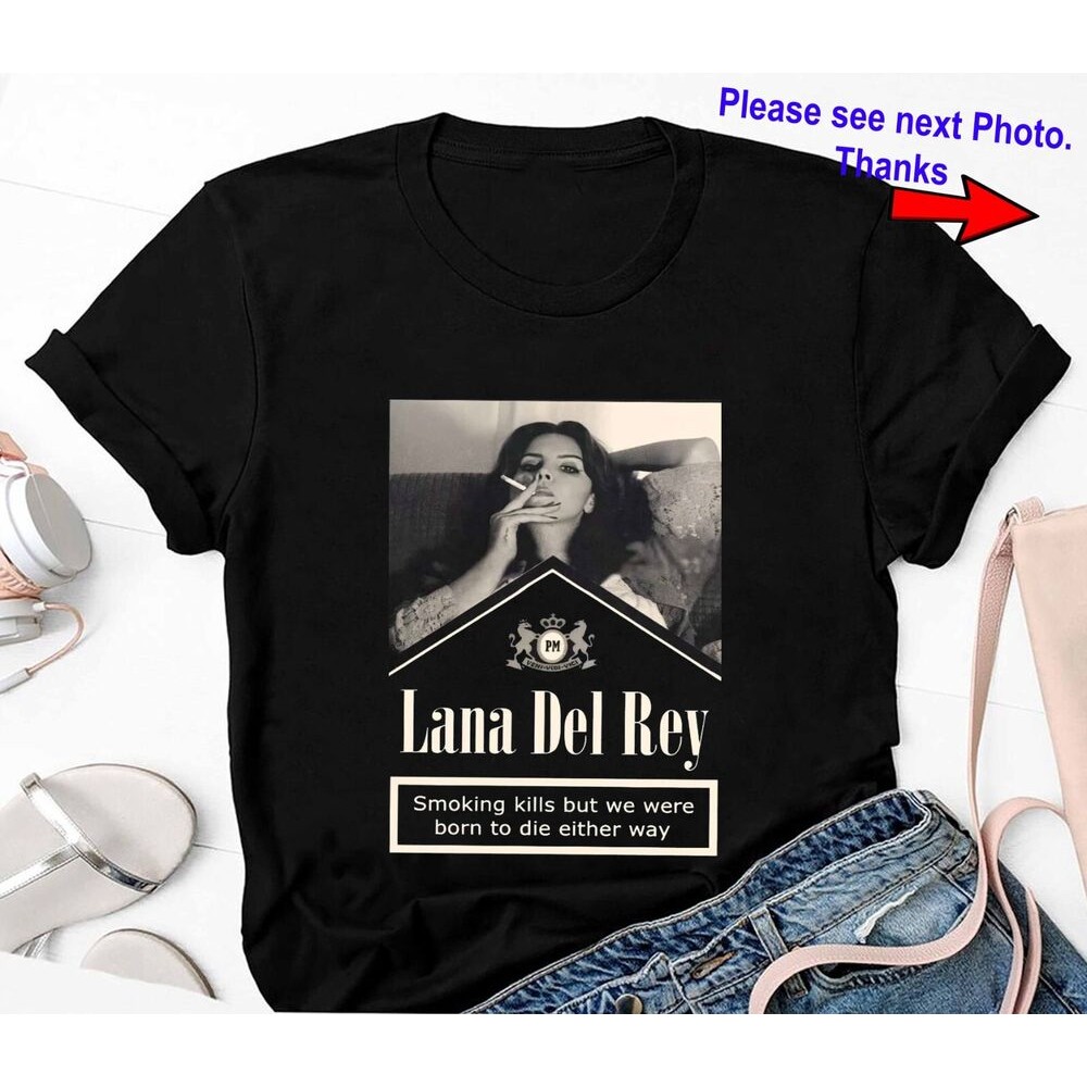 เสื้อเชิ้ตผู้ใหญ่สไตล์ Lana Del Rey Rockwell