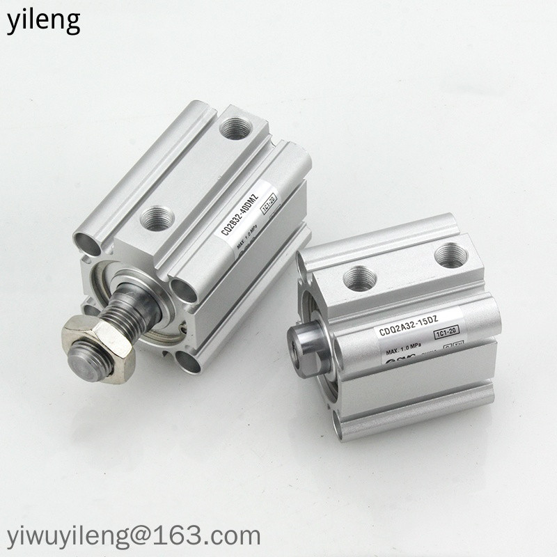 SMC Trachea CQ2B32 บาง CDQ2B32 กระบอก CQ2B/CDQ2B32-5-10DZ-15-20-25-30-35-40-50-75DCMZ