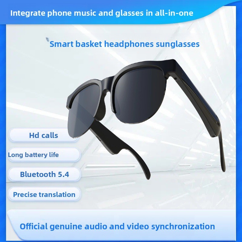 G58 ชุดหูฟังบลูทูธอัจฉริยะแว่นตาแบบบูรณาการ XG88PRO M7PRO ไร้สาย AI การแปลเทคโนโลยีสีดําแว่นตากันแดด