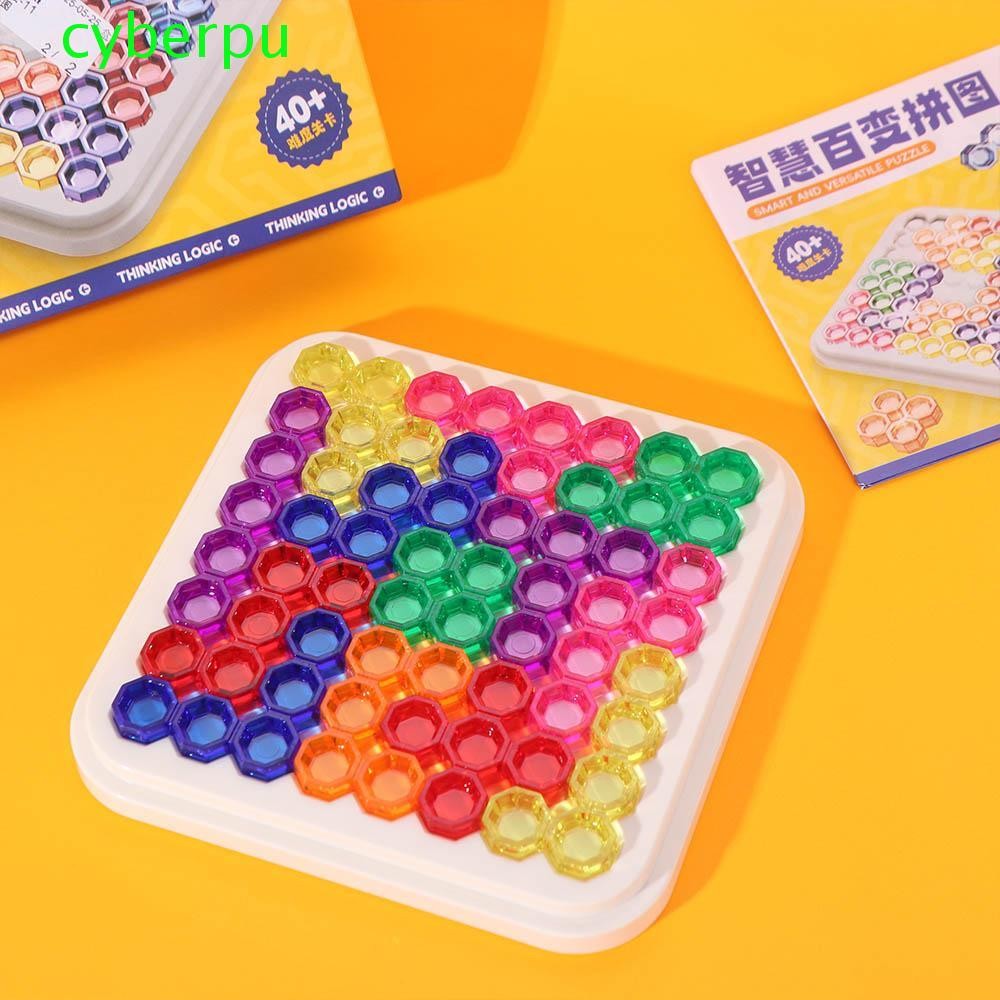 CYBERPULSE บล็อกเกมกระดาน Sudoku, พลาสติกเรขาคณิตสไลด์เกมกระดานปริศนา, การวิเคราะห์รูปร่าง 40 ท้าทาย