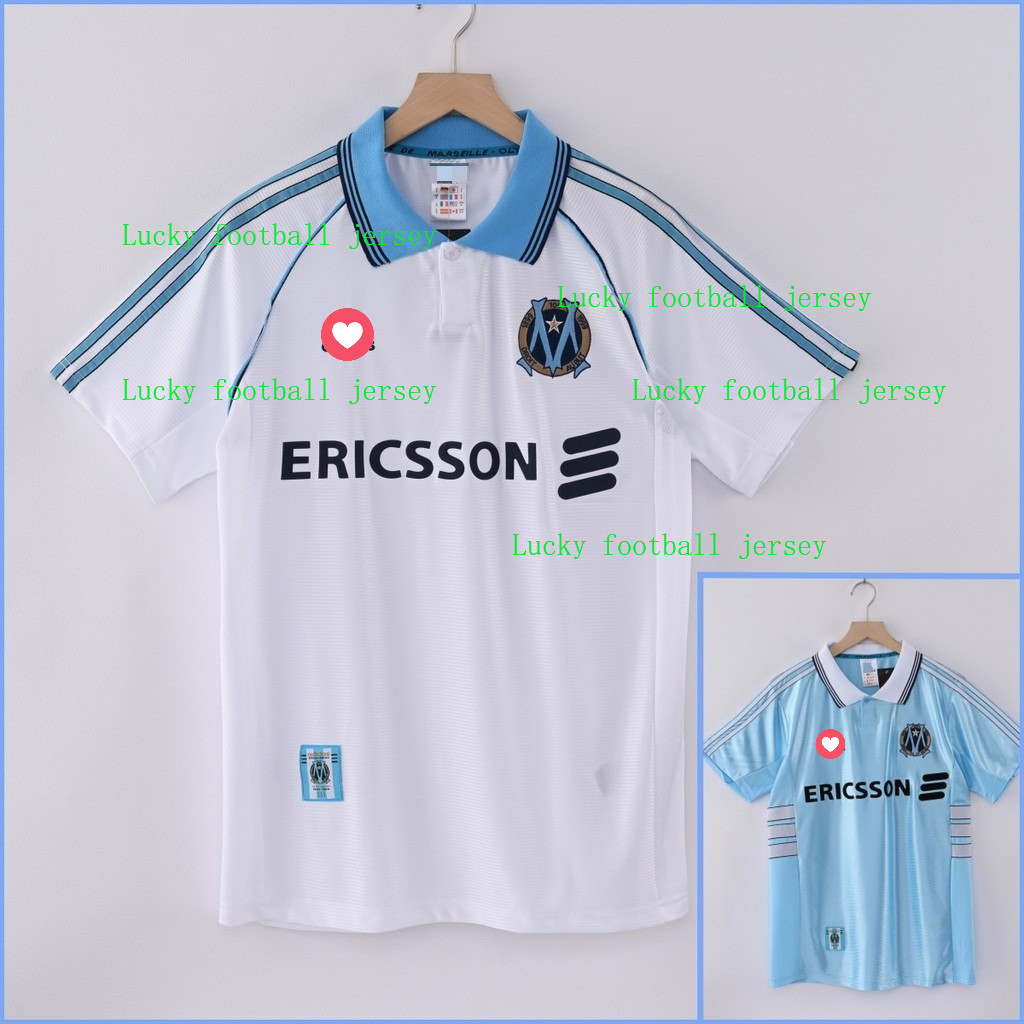 เสื้อฟุตบอลทีม Marseille ฤดูกาล 1998-1999 แบบ Retro ไซส์ S-XXL