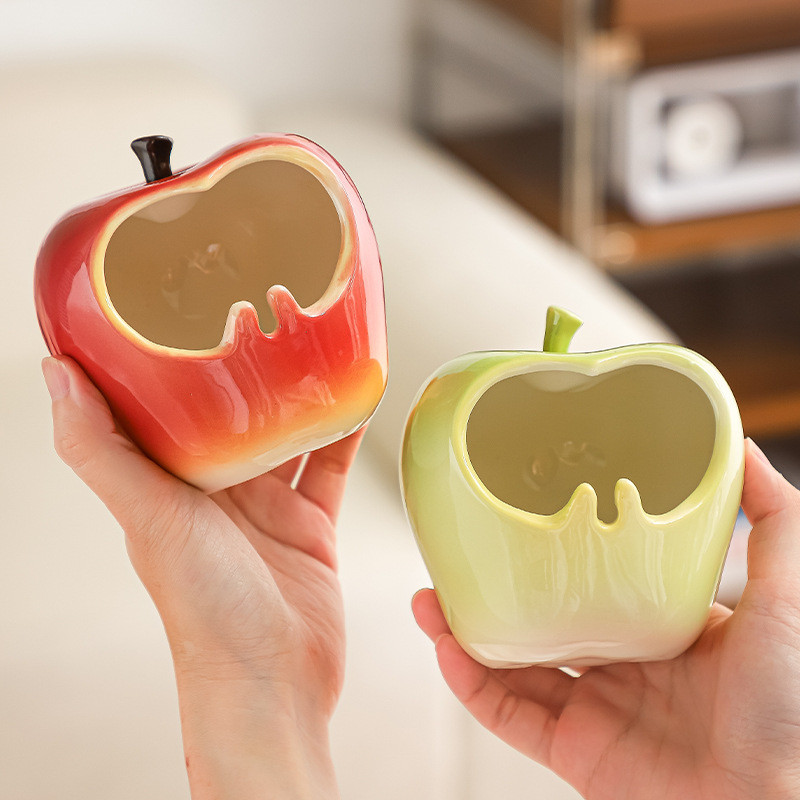 เขี่ยบุหรี่เซราamic น่ารักและสร้างสรรค์ สำหรับตกแต่งโต๊ะทำงานหรือพื้นที่ทางเข้า