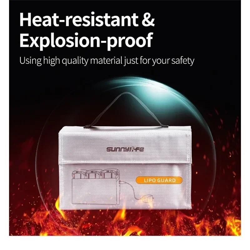 Universal Safety Li-Po Guard Drone Battery Bag สําหรับ DJI Mini 4 K/AVATA2 Drone อุปกรณ์เสริมแบตเตอร