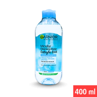 (1ขวด) การ์นิเย่ ไมเซล่า คลีนซิ่ง วอเตอร์ 400ml Garnier Micellar Cleansing Water ล้างเครื่องสำอาง
