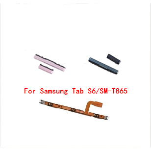 สําหรับ Samsung Tab S6 T860 T865 สวิตช์ไฟเปิดปิดระดับเสียงด้านข้างปุ่ม Key Flex Cable Replacement