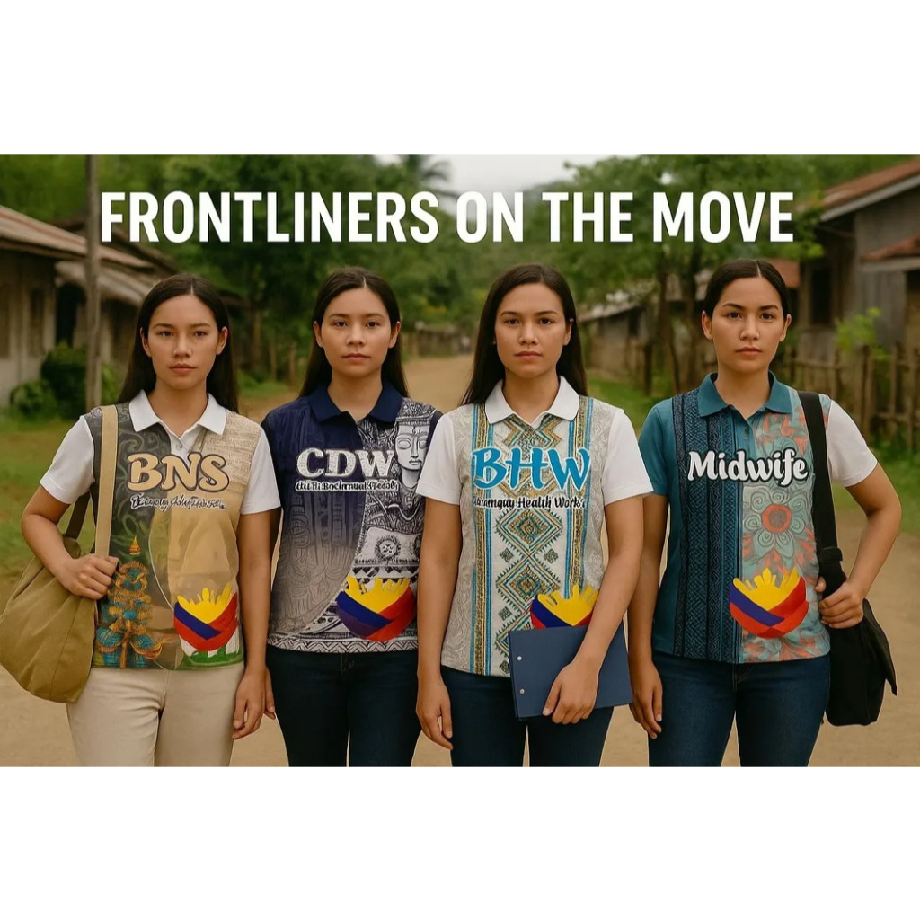 ใหม่ FSS (BHW/CDW/BNS/MIDWIFE) เสื้อคอปกด้านบนขนาดใหญ่หลวมสบายและระบายอากาศ