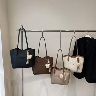 【พร้อมส่ง】กระเป๋าสะพาย （แถมพวงกุญแจด้วย）ดีไซน์ไม่ซ้ำใคร ทันส…