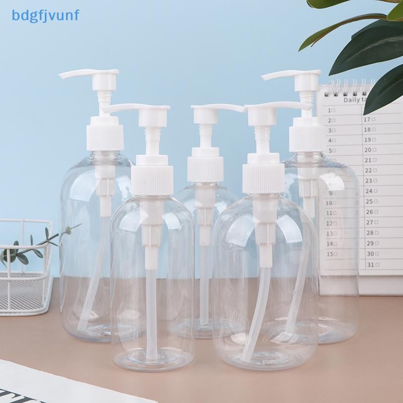 BDGF 200-500ml แบบพกพาปั๊มเปล่าขวดกระบอกแชมพูโลชั่นทนทานรีฟิลคอนเทนเนอร์สําหรับสบู่เหลว TH
