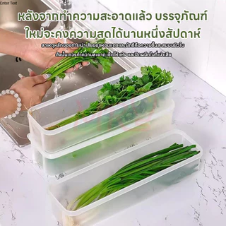 🥬MR🥬กล่องเก็บของนำเข้า กล่องเก็บผักชีและต้นหอม สามารถเก็บผักชีและต้นหอมให้สด ป้องกันฝุ่นและความชื้น เกรดอาหาร