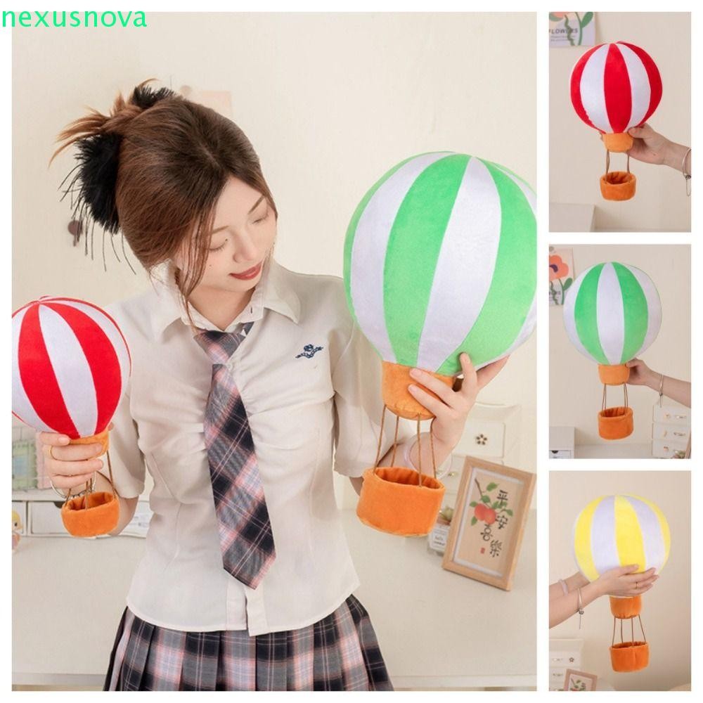 NEXUSNOVA Hot Air Balloon ของเล่นตุ๊กตา, PP Cotton เหมือนจริงสีสัน Hot Air บอลลูนของเล่น, Creative Interactive Soft Collection ตุ๊กตา Air บอลลูนตุ๊กตาเด็กของขวัญ