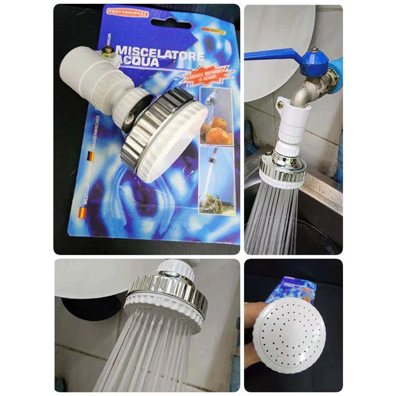 หัวก๊อกเพิ่มแรงดันน้ำหมุนได้ ก๊อกน้ำ ก๊อกน้ำล้างจาน ทนทาน ใช้งานง่า ไม่จำเป็นต้องมีผู้เชี่ยวชาญ เหมาะสำหรับห้องครัว - รูปที่ 6