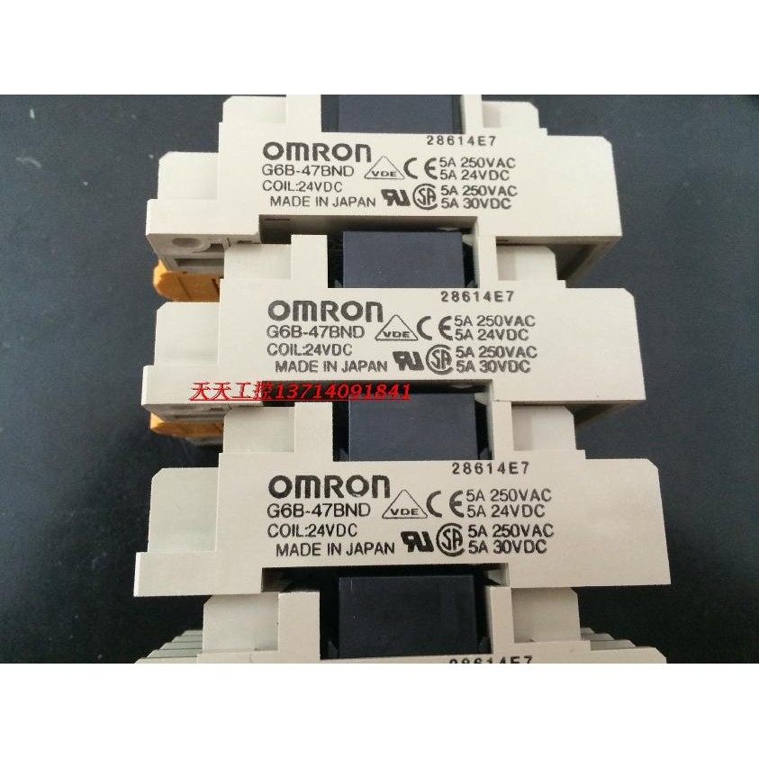 ต้นฉบับใหม่เอี่ยมของแท้ Omron/Omron G6B-4BND G6B-47BND DC24 Fake One Punishment Ten