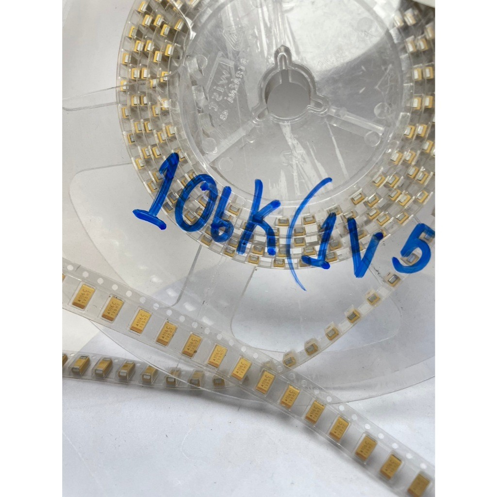 ร้านในไทยส่งทุกวัน TANTALUM CAPACITOR 10uf ราคาต่อตัว TAJC106K016RNJ 106K 1V5H2 พร้อมส่ง