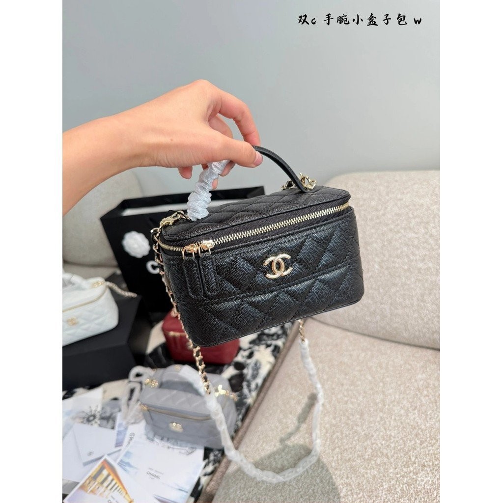 1:1 Original Label Bag Portable Cosmetic Bag Box Bag Shoulder Messenger Female Bag Size: 17x9.5x8cm