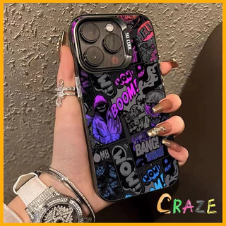 แฟชั่นดาร์กคอมิกส์ เคส Iphone 15 13 Pro Max 7Plus 11 12 14 Pro Max 11 Pro Max 7 8 14 15 Plus XR X XS Max