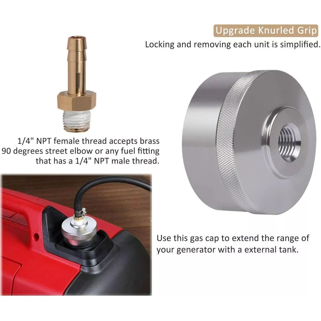 อัพเกรด Extended Run การใช้แก๊ส Fit สําหรับ Yamaha Wen 56200i Coleman pm2000i, EF1000is Honda EU1000