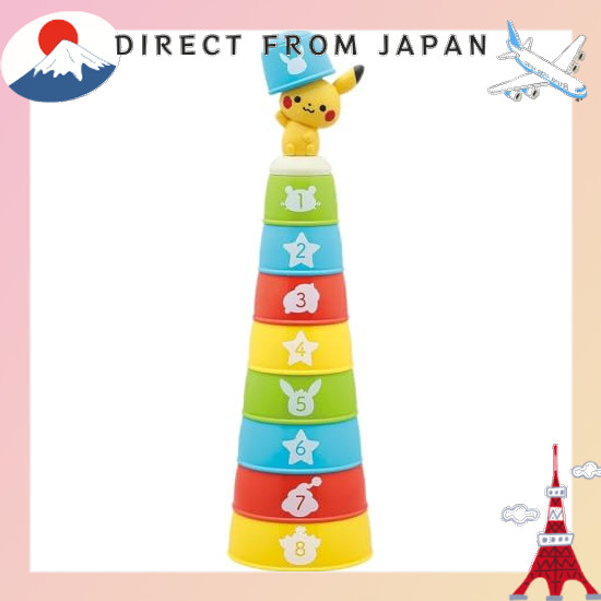 【From Japan】 Toy Royal Monpoke Cup Screw ( Cup Play / Educational Toy ) Baby Toys ( Finger Play / Co