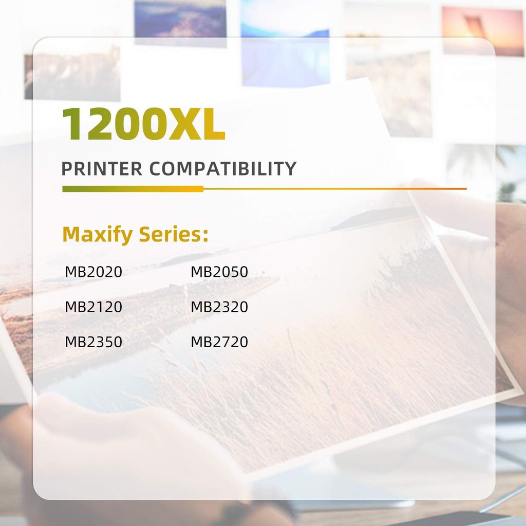 3 Pack maxify 1200 ตลับหมึกสําหรับ Canon PGI-1200 1200XL ตลับหมึกทํางานร่วมกับ Canon Maxify MB2720 M