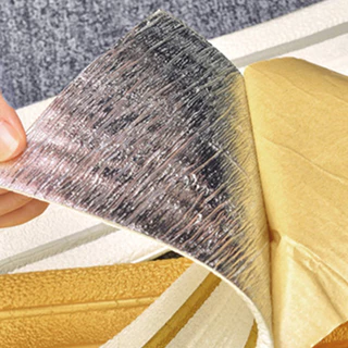 Self-Adhesive เพดานมุม Molding 14 ซม.x2.3 ม. ยืดหยุ่น Wall Trim Border สําหรับ Home Room Decor