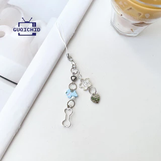 น่ารัก เชือกแขวนโทรศัพท์ ปลาโทรศัพท์เสน่ห์โทรศัพท์โซ่เคสโทรศัพท์จี้เชือกเส้นเล็ก Ccd เชือกคล้องโทรศัพท์มือ Anti-Lost