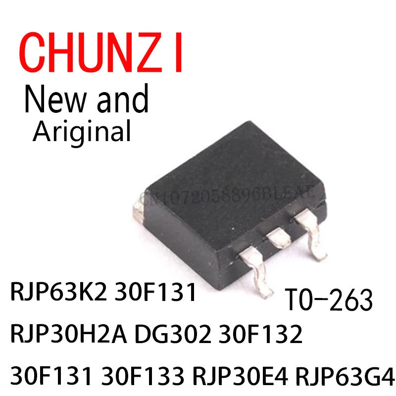 1-5PCS RJP63K2 30F131 RJP30H2A DG302 30F132 30F131 30F133 RJP30E4 RJP63G4 TO-263 Field Effect ทรานซิ