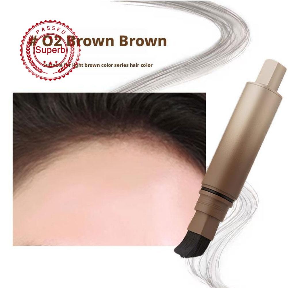 Hairline Filling Powder One-time Hair Dye Stick คอนซีลเลอร์ Stick Dye ปากกากันน้ําแป้ง A5r6