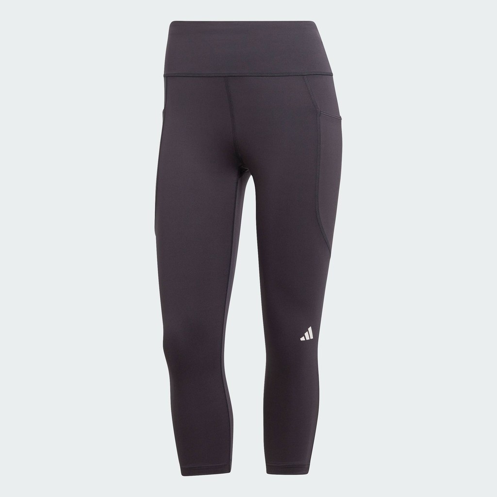 adidas วิ่ง กางเกงรัดรูปสามส่วน DailyRun ผู้หญิง สีดำ HS5436