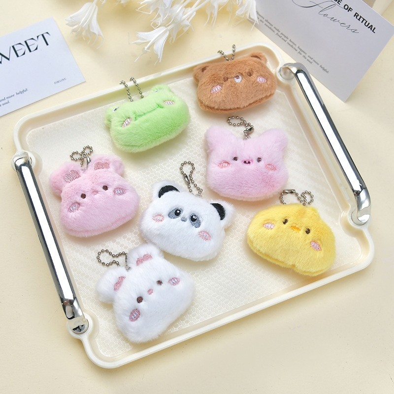 Candyพวงกุญแจ จี้ตุ๊กตาการ์ตูนสัตว์ กระต่าย แพนด้าน่ารัก แบบนิ่ม - รูปที่ 3