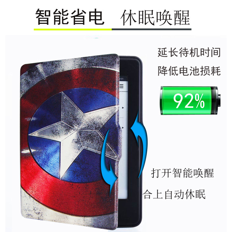 ยี่ห้อใหม่ kindle paperwhite4 Handheld Soft Case เคสป้องกันรุ่นที่สิบ 998 Monet เคสหนัง PQ94WIF