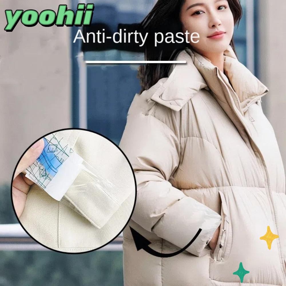 YOOHII Collar Anti Foundation Sticker, 5M Multifunctional Tattoo Aftercare ผ้าพันแผลกันน้ํา, เสื้อลง