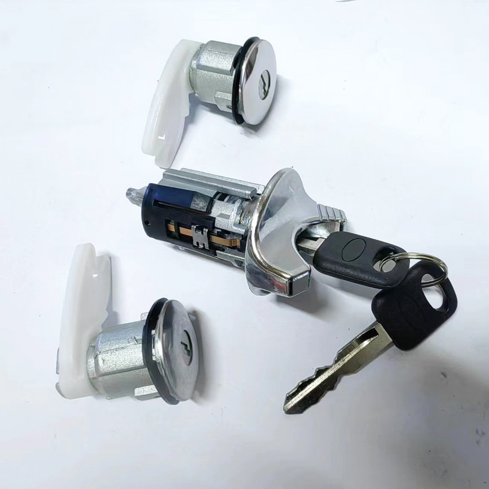 สวิตช์จุดระเบิดแกนล็อคประตูเหมาะสําหรับ 92-95 Ford F150 F250 F350 E150 F3UZ1522050ดีดี