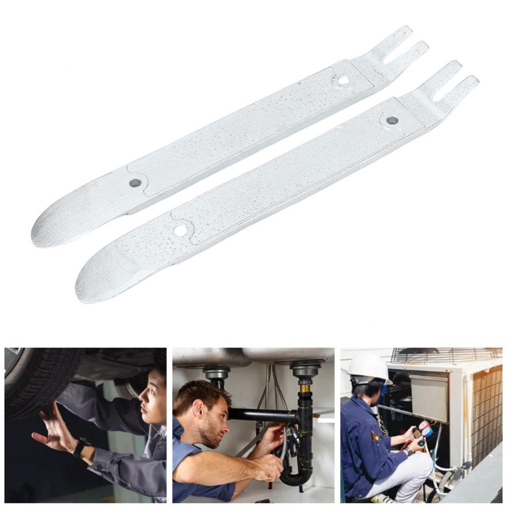 1dingying.ph Fafeicy Dual Purpose Steel Pry Bar Chrome Plated 4140 Multi Function Trim Removal เครื่