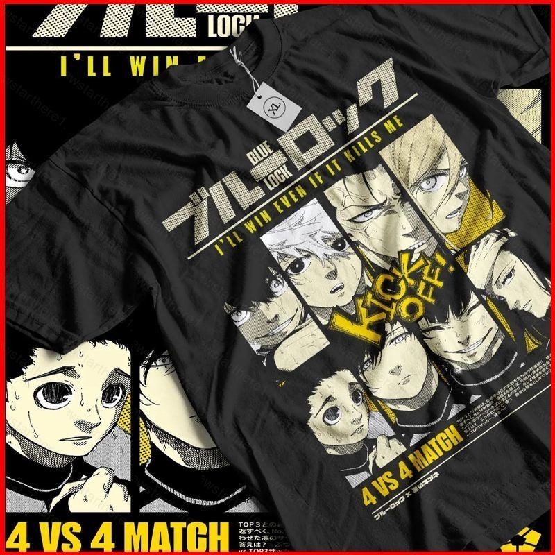 NS1 BLUE LOCK Rin Itoshi Itoshi Sae Bachira Meguru เสื้อยืดแขนสั้นด้านบน SN1