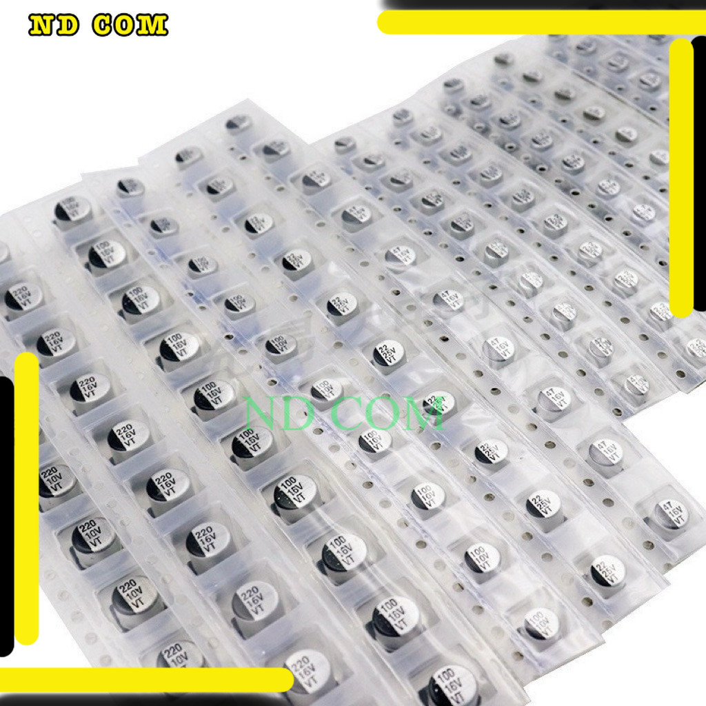new คุ้มงานแท้ C แพ็คละ10ชิ้น  10uf 50uf 100uf 220uf  6.3v 25v 35v 50v 100v  แพ็คละ  10ชิ้น