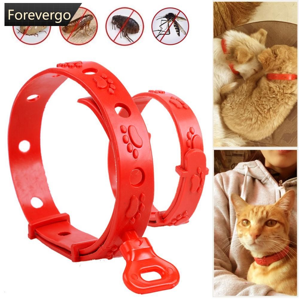 FVG ปรับสัตว์เลี้ยงสุนัข Antiparasitic COLLAR สุนัข Anti หมัดและ Tick COLLAR แมวยุง Repellent สัตว์เ