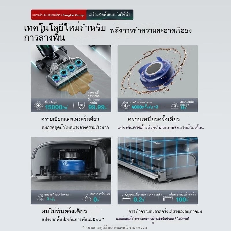 เครื่องถูพื้นและกวาดฝุ่นอัจฉริยะ thumbnail 7