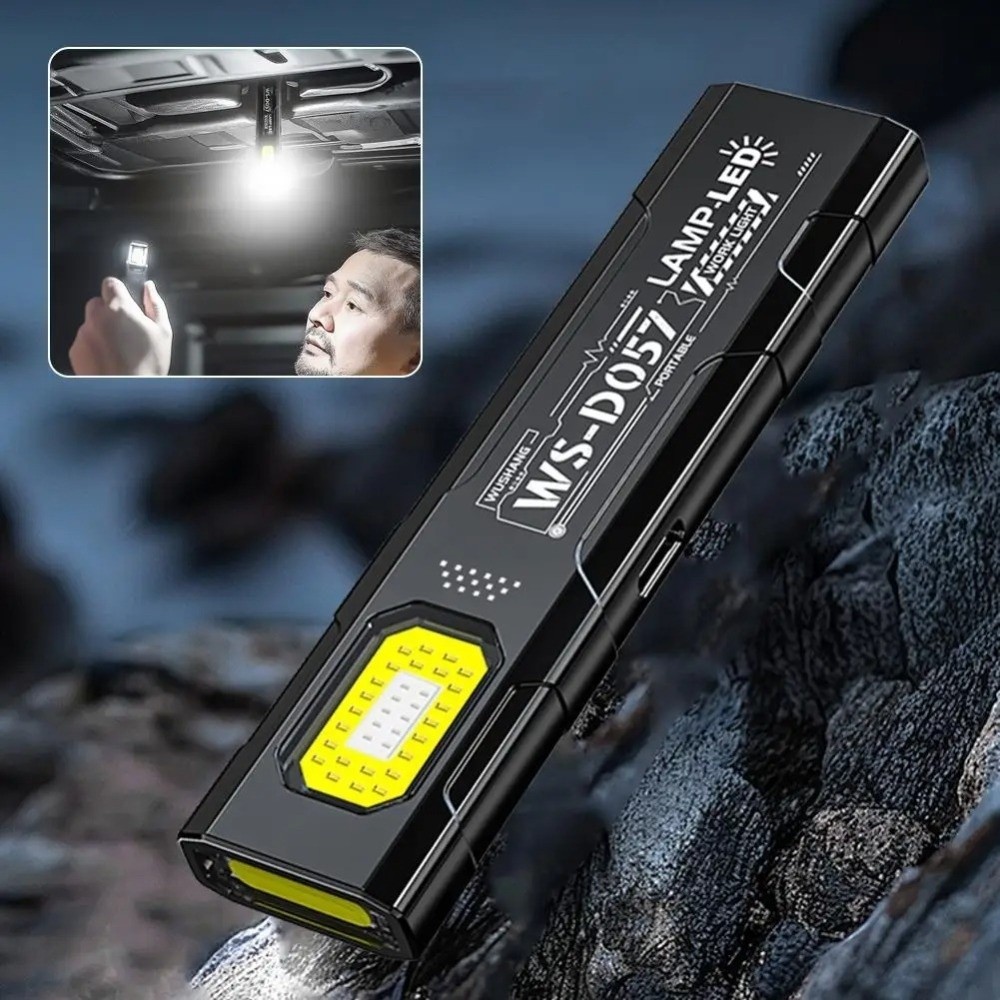 พวงกุญแจไฟฉาย FANIELLAPOWELL - ชาร์จ USB, หลอดLED, สวิตช์แม่เหล็ก, แสงสว่างสองระดับ, พกพาสะดวก - รูปที่ 4